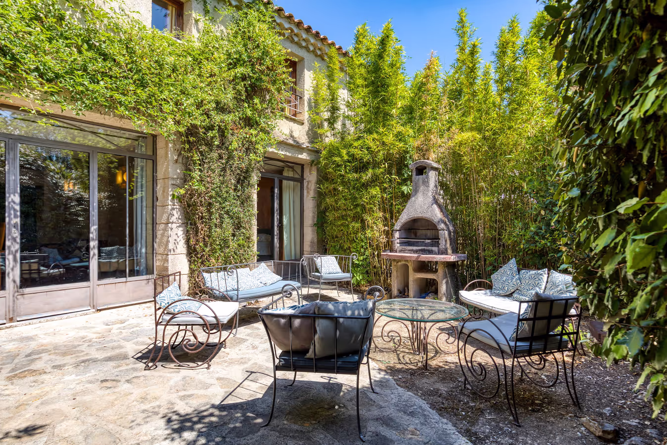 Terrasse privée de La Resclauze